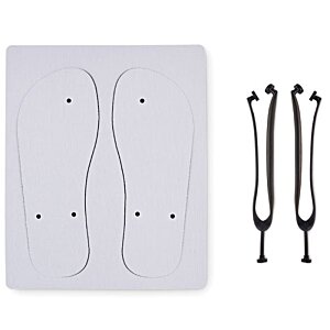 Additional Image 7 - a white plate with black handles