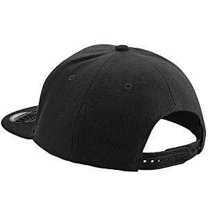 Additional Image 1 - a black hat with a hole in the back