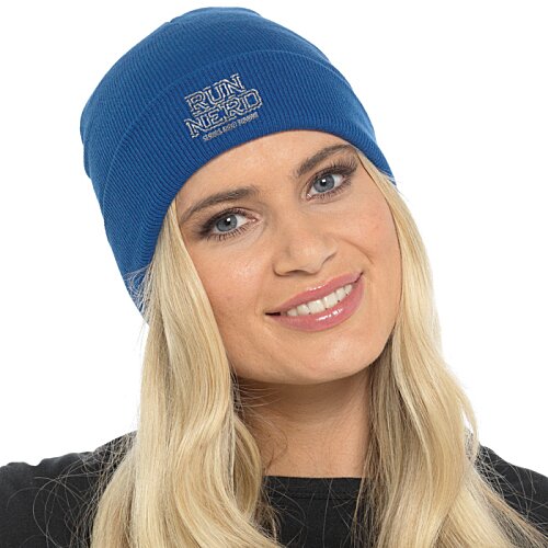 Additional Image 1 - a woman wearing a blue hat