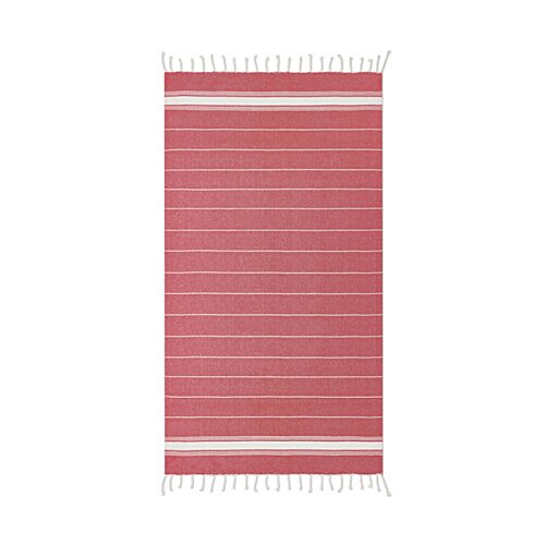 Additional Image 4 - a red and white striped towel