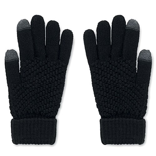 Additional Image 5 - a pair of black gloves