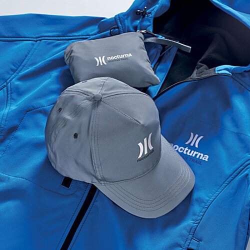 Additional Image 2 - a blue shirt with a hat on it