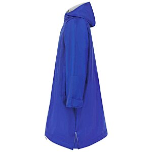 Additional Image 2 - a blue coat with a hood