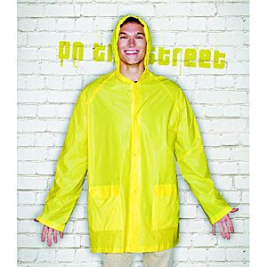 Additional Image 1 - a man wearing a yellow raincoat