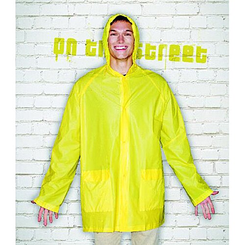 Additional Image 1 - a man wearing a yellow raincoat