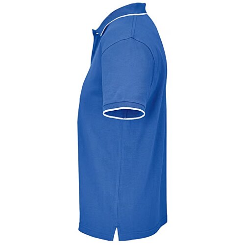 Additional Image 3 - a blue shirt with a short sleeve