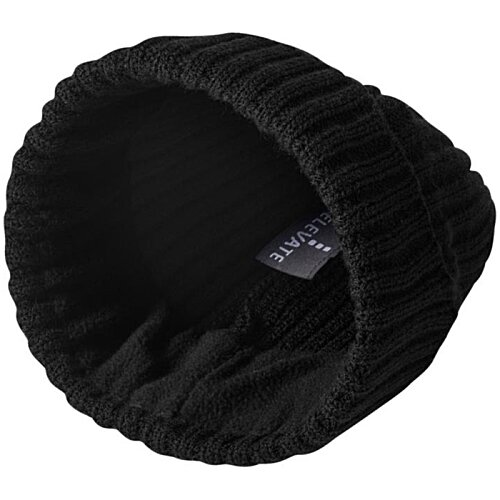 Additional Image 7 - a black knit hat on a white background
