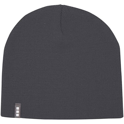 Additional Image 2 - a black beanie with a white background
