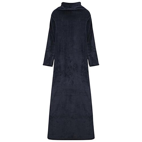 Additional Image 4 - a long black coat on a white background