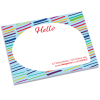 Additional Thumbnail Image 2 - a white oval shaped object with a colorful pattern