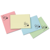 View Image 2 of 2 of A7 Pastel Sticky Notes - 50 Sheets - Printed