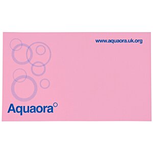 Additional Image 2 - a pink card with blue text