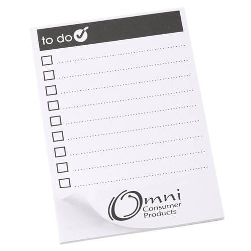 Additional Image 5 - a notepad with a black and white design