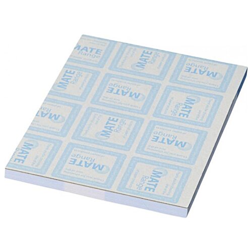 Additional Image 3 - a blue and white square notepad