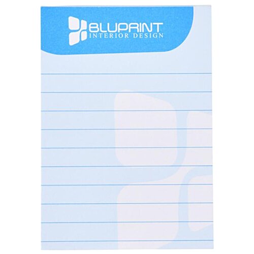 Additional Image 2 - a blue and white notepad