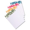 View Image 6 of 6 of A7 50 Sheet Notepad - Tropical Leaf Design
