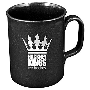 Additional Image 1 - a black mug with a crown on it
