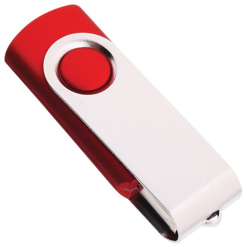 Additional Image 1 - a red and white flash drive