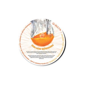 Additional Image 1 - a round orange logo with a glass of orange liquid in it