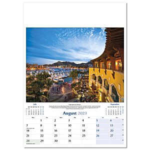 Additional Image 1 - a calendar page with a picture of a city