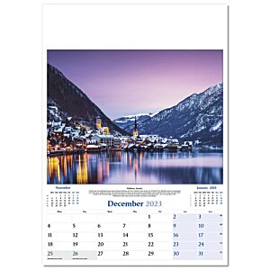 Additional Image 12 - a calendar with a picture of a mountain and a lake