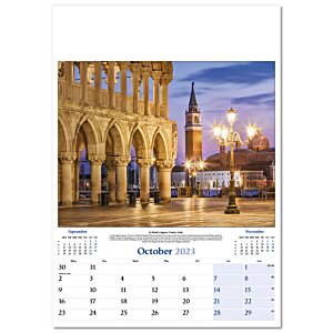Additional Image 4 - a calendar with a building and a clock tower