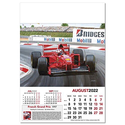 Additional Image 11 - a calendar with a red race car