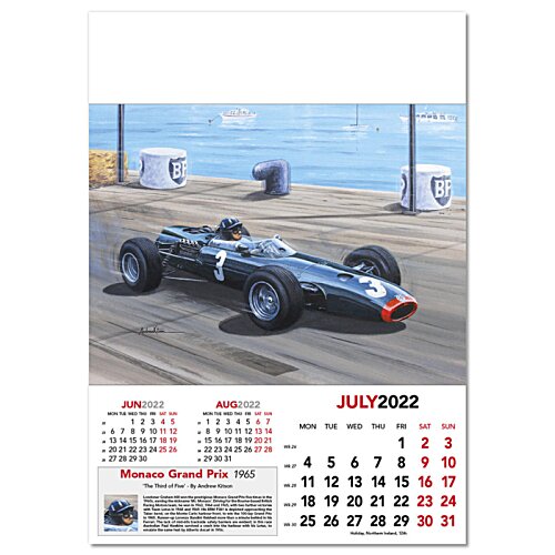 Additional Image 7 - a calendar with a picture of a race car