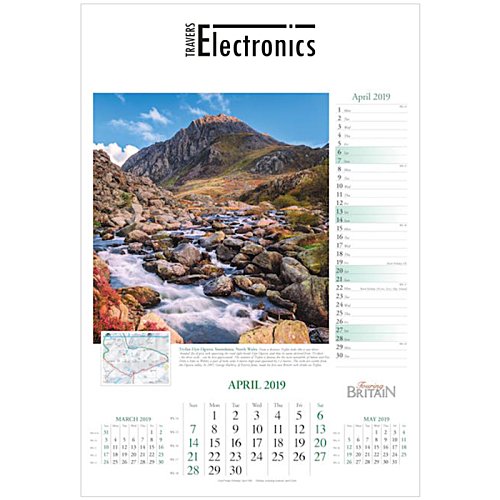 Additional Image 1 - a calendar with a picture of a mountain