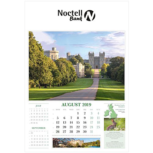 Additional Image 1 - a calendar with a picture of a road and trees