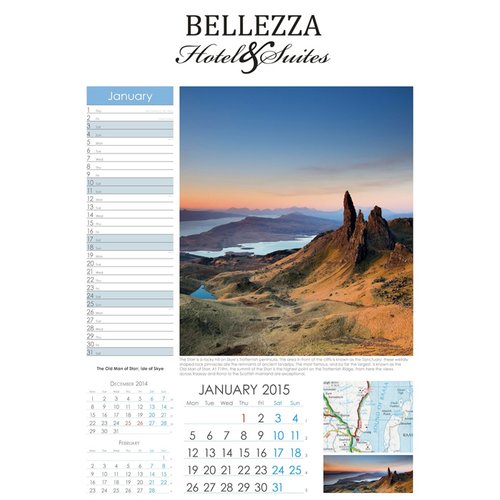Additional Image 1 - a calendar with a picture of a beach