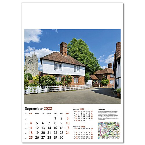 Additional Image 1 - a calendar with a house and trees