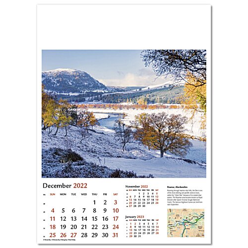 Additional Image 10 - a calendar with a picture of a snowy landscape
