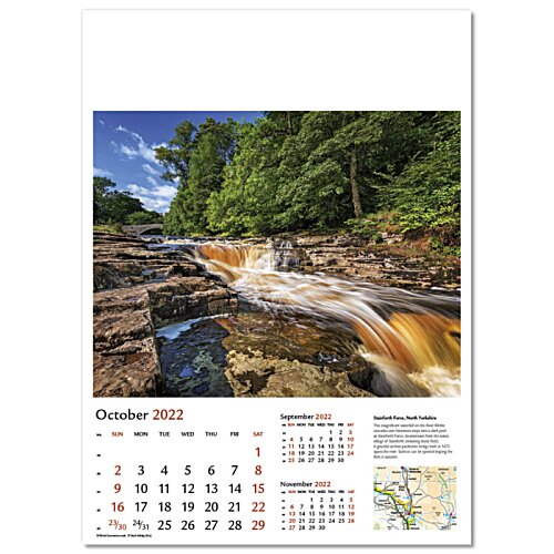 Additional Image 2 - a calendar with a picture of a river