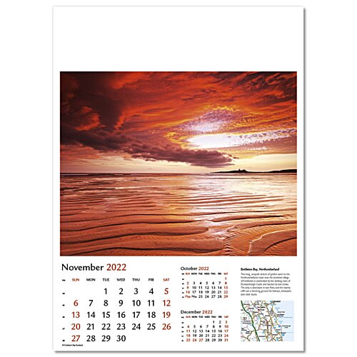 Additional Image 3 - a calendar with a picture of a sunset