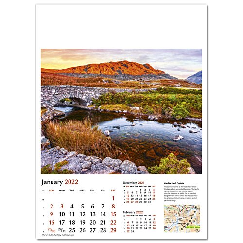 Additional Image 8 - a calendar with a picture of a mountain