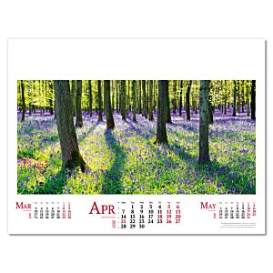 Additional Image 9 - a calendar with trees in the background