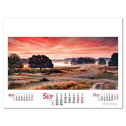 Additional Image 4 - a calendar with a picture of a landscape