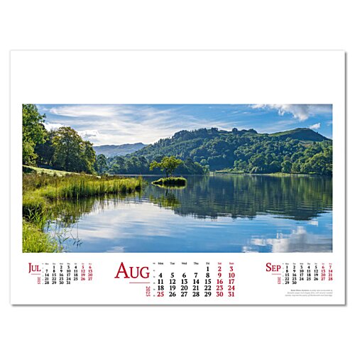 Additional Image 5 - a calendar with a lake and trees