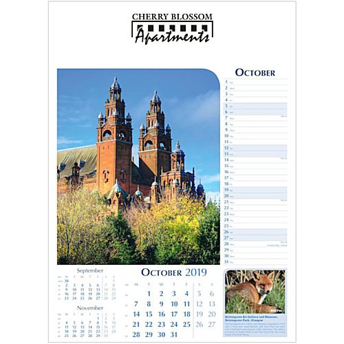 Additional Image 1 - a calendar with a picture of a building