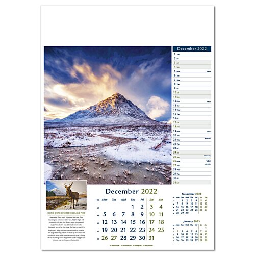 Additional Image 10 - a calendar with a mountain in the background