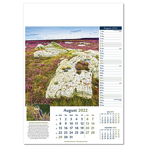 Additional Image 11 - a calendar with a picture of a landscape