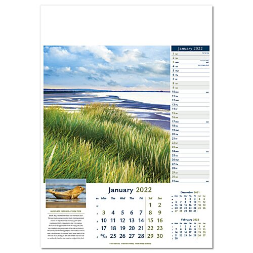 Additional Image 8 - a calendar with a picture of a beach