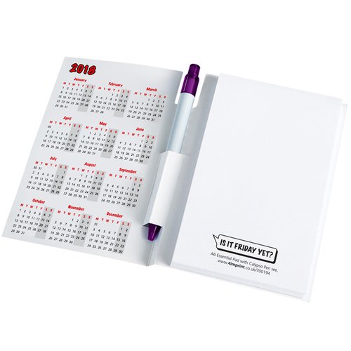 Additional Image 1 - a white calendar with a red marker