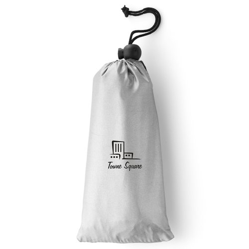 Additional Image 1 - a clear plastic bag with a black hook