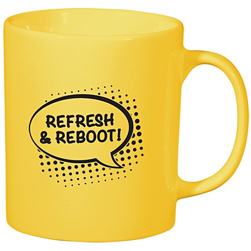 Additional Image 1 - a yellow mug with black text