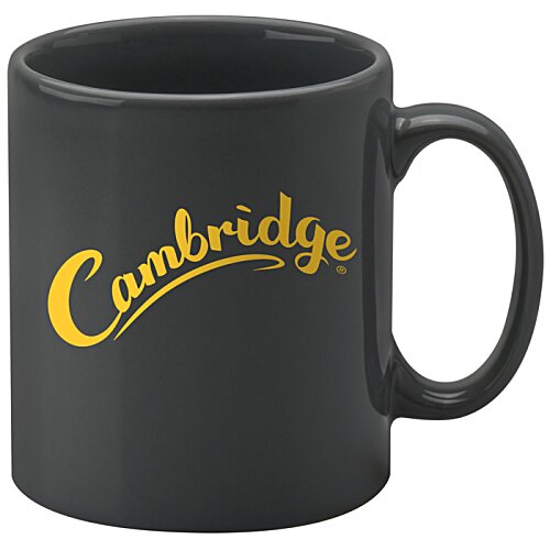 Additional Image 3 - a black mug with yellow writing