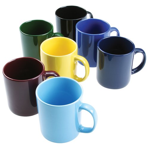 Additional Image 1 - a group of different colored mugs