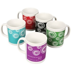 Additional Image 2 - a group of colorful mugs