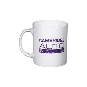 Additional Image 1 - a white mug with a logo on it